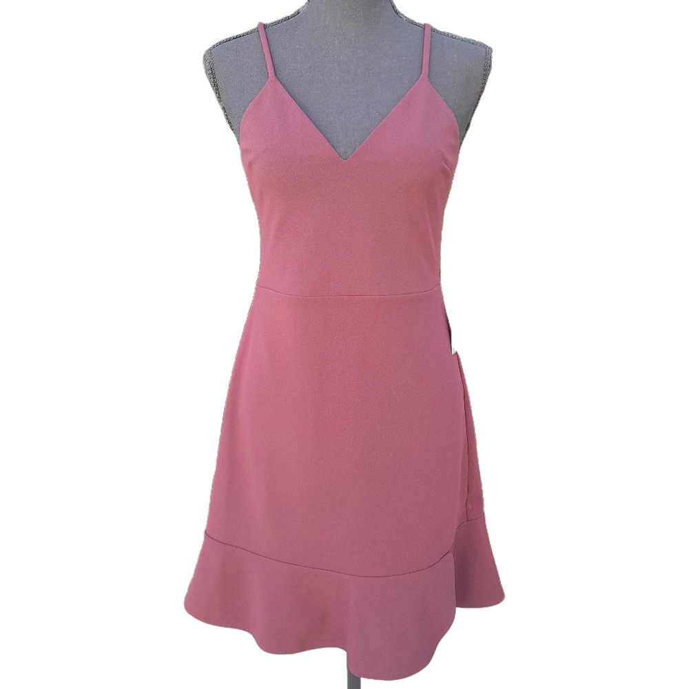 Express Ruffle Cami Fit and Flare Dress SIZE SMALL